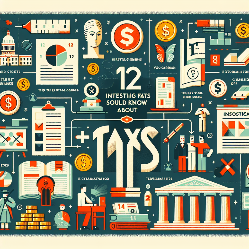 12 interesanti fakti, kurus jums vajadzētu zināt par nodokļiem.