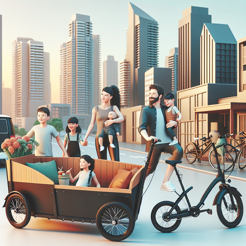 Uzlabojiet savas ģimenes dzīvesveidu ar moderniem kravas velosipēdiem.